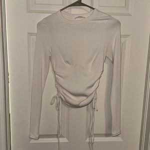 12th Tribe white long sleeve tee